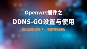 软路由/openwrt插件ddns-go设置与使用